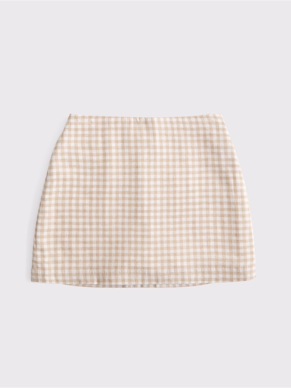 A&F Scarlett Linen Blend Mini Skort Ultra High Rise